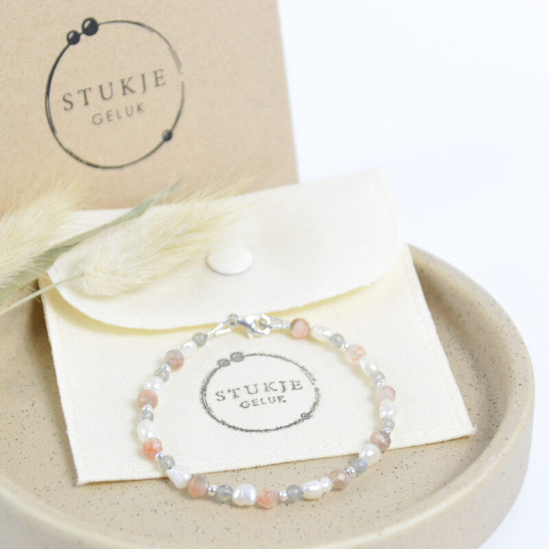 Zonnesteen Labradoriet Parel