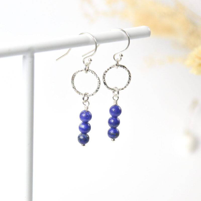 Lapis Lazuli oorbellen hangertjes