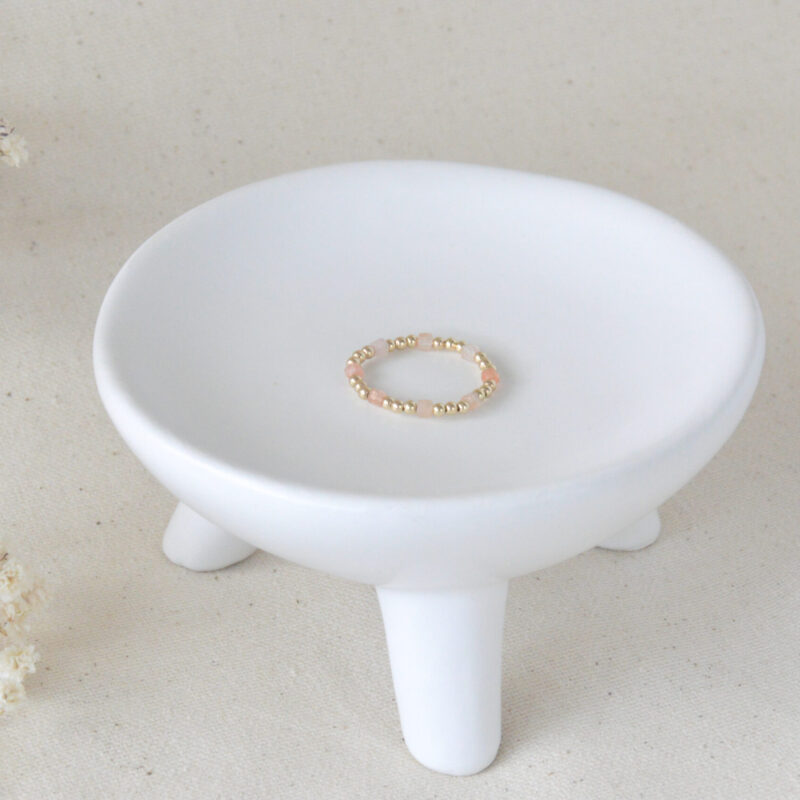 Zonnesteen cube ring