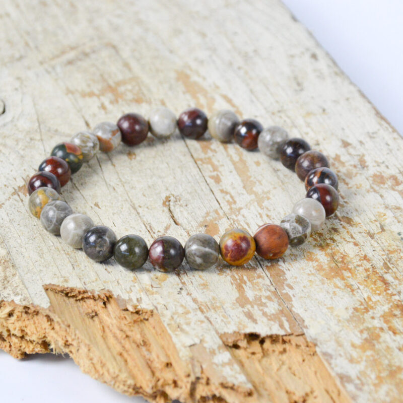 Mix bruine kralen heren