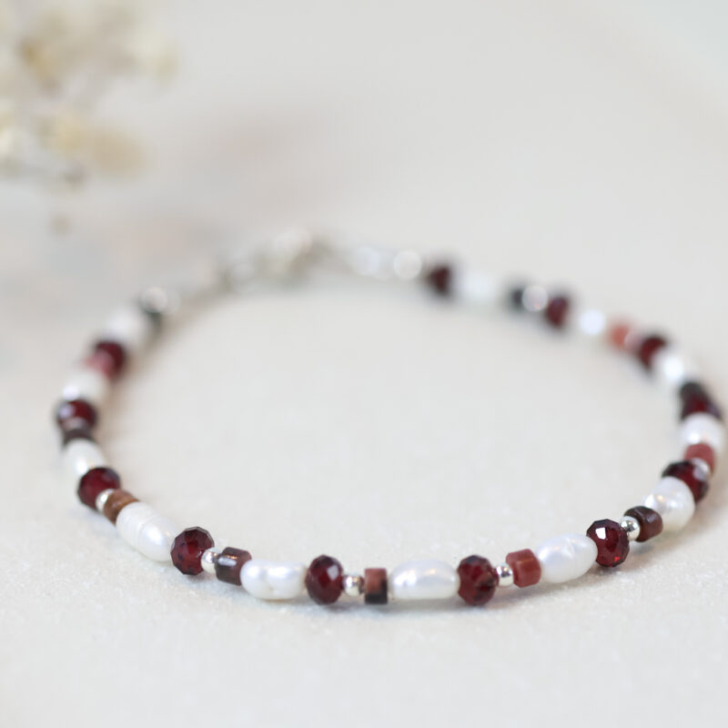 Granaat Rhodoniet Parel