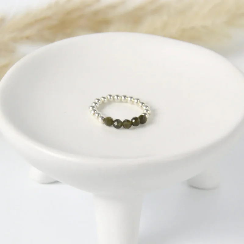 Golden Obsidiaan ring